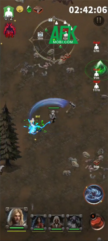 Resetia – Demon Hunters cho bạn chuyển đổi qua lại giữa 4 nhân vật khác nhau để chiến đấu 0