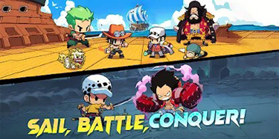 Rumble Pirates game tổ đội phiêu lưu lấy chủ đề One Piece có đồ họa hoạt hình ngộ nghĩnh