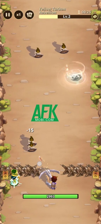 Cùng các vị tướng Tam Quốc phòng thủ trước bọn quân thù trong game Samkok Heroes TD 0