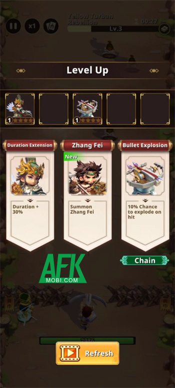 Cùng các vị tướng Tam Quốc phòng thủ trước bọn quân thù trong game Samkok Heroes TD 2