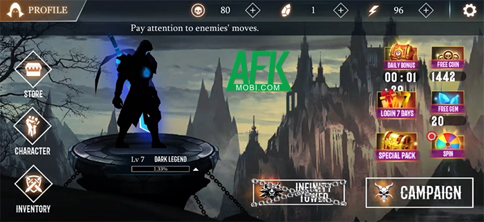 Chiến đấu trong một thế giới giả tưởng đen tối đầy quái vật tại game Shadowborn: Dark Knight 0