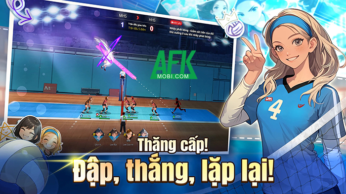 Gầy dựng đội bóng chuyền nữ của bản thân mình trong game Volley Girls: HS Volleyball 0