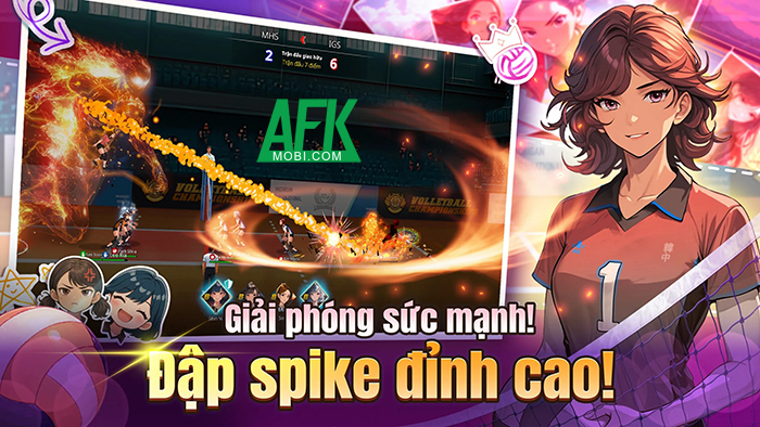 Gầy dựng đội bóng chuyền nữ của bản thân mình trong game Volley Girls: HS Volleyball 1