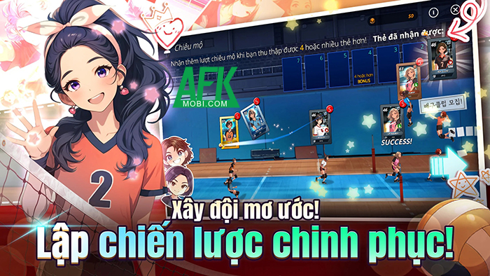 Gầy dựng đội bóng chuyền nữ của bản thân mình trong game Volley Girls: HS Volleyball 3