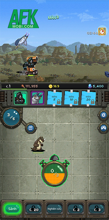 Tạo ra những con quái thú khổng lồ để phá hủy thế giới trong game World Beast War 0