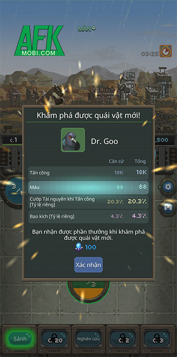 Tạo ra những con quái thú khổng lồ để phá hủy thế giới trong game World Beast War 1