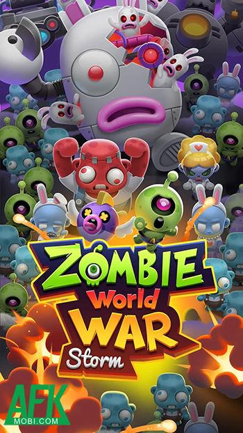 Zombie World War: Storm game phòng thủ với phong cách đồ họa ngộ nghĩnh 0