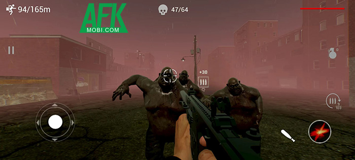 Zomblast: Zombie Survival thử thách người chơi trong việc điều khiển nhân vật càn quét thây ma 1
