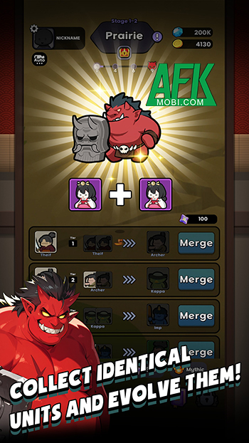 Xoay máy đánh bạc để xây dựng đội quân với game Battle Goddess Heroes 2