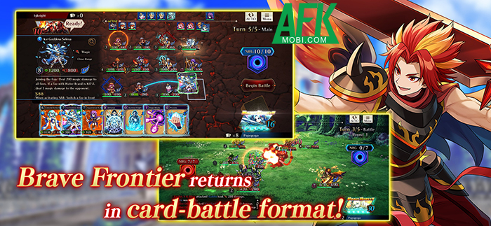 Brave Frontier Versus mang đến những trận đấu chiến lược thẻ bài không quá 5 vòng 1 Brave Frontier Versus mang đến những trận đấu chiến lược thẻ bài không quá 5 vòng 1