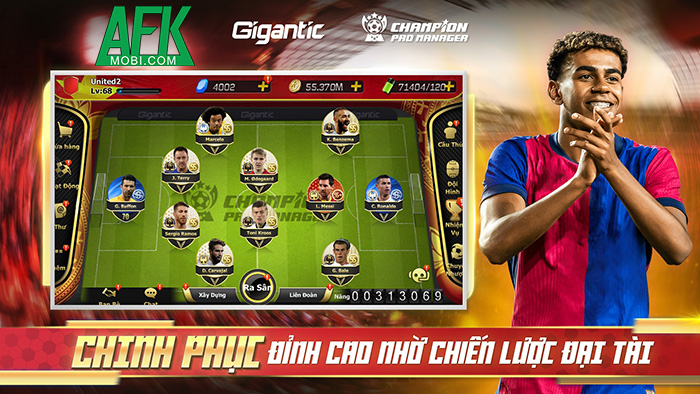 Game chiến thuật quản lý đội bóng Champion Pro Manager cập bến thị trường Việt Nam 1