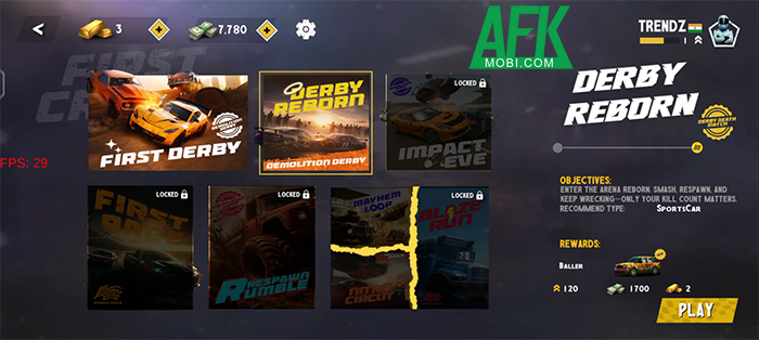 Không ngại việc va chạm trong game đua xe Demolition Derby 5: Crash Race 0