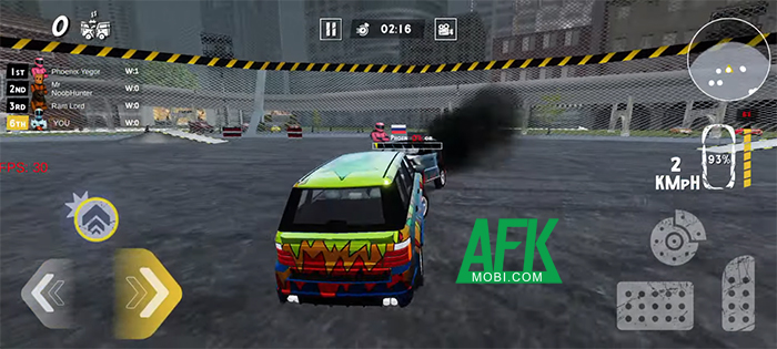 Không ngại việc va chạm trong game đua xe Demolition Derby 5: Crash Race 3