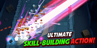 Dungeon Rush cho người chơi điều khiển tổ đội anh hùng chiến đấu chinh phục ngục tối