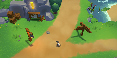 Chiến đấu bằng cách quay vòng xoay trong game Endless Worlds – A Simple MMO