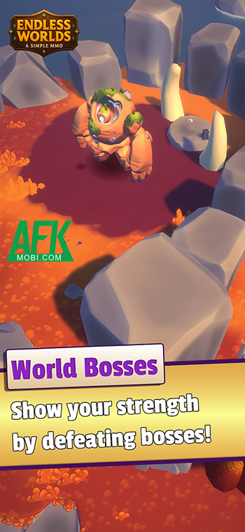 Chiến đấu bằng cách quay vòng xoay trong game Endless Worlds - A Simple MMO 2
