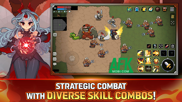 Phát triển nhân vật hiệp sĩ của mình trong game nhập vai trực tuyến Fast Dungeon 3