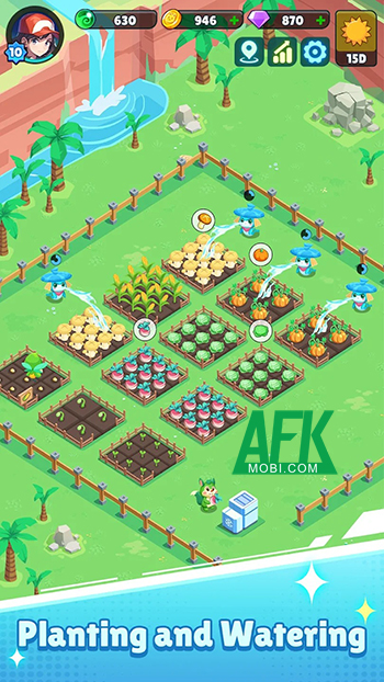 Gầy dựng khu trang trại nuôi dưỡng các sinh vật đáng yêu với game Idle PokePet Farm 1