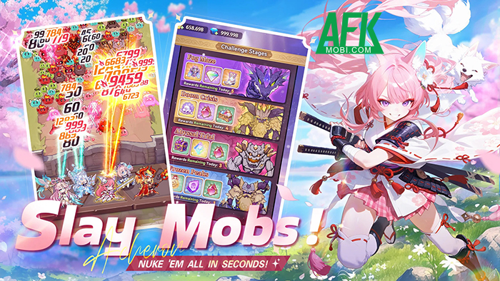 Phòng thủ bảo vệ bờ biển cùng các nàng waifu chibi tại game Island Heroes: Idle Defense 1
