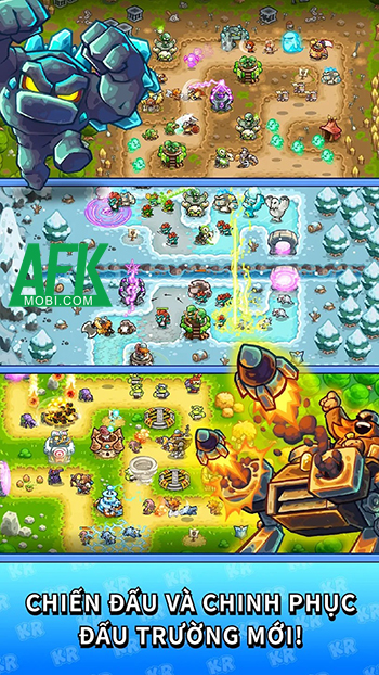 Kingdom Rush Battles game thủ tháp mới đến từ Ironhide Games mời bạn so tài phòng thủ 1v1 4