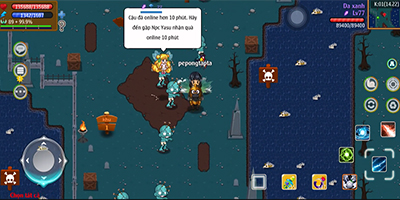 Làng Hải Tặc FNS game MMORPG 2D cày cuốc chủ đề hải tặc cập bến thị trường Việt Nam