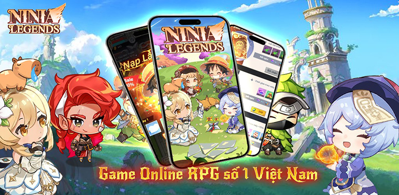 Game nhập vai cày cuốc nhàn rỗi Ninja Legends sắp ra mắt làng game Việt