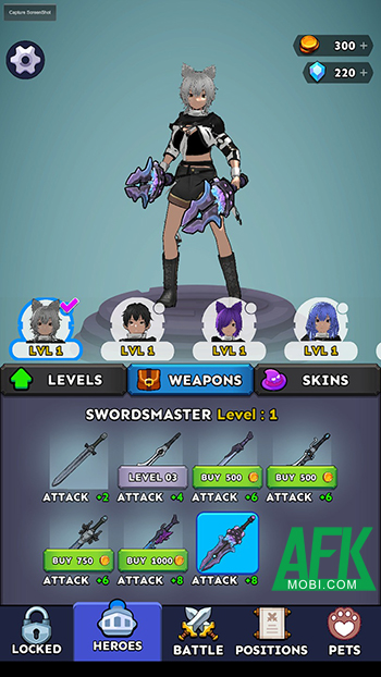 Xếp kim cương match-3 để chiến đấu với các đợt quái vật tại game RPG Master 3 Xếp kim cương match-3 để chiến đấu với các đợt quái vật tại game RPG Master 3