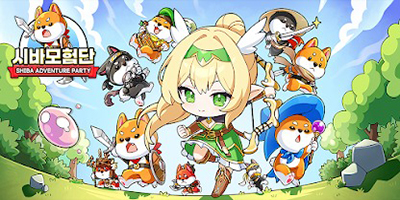 Shiba Adventure Party game nhàn rỗi với phong cách đồ họa hoạt hình Hàn Quốc ngộ nghĩnh