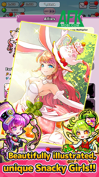 Cùng nữ thần mèo tập hợp các trinh nữ ẩm thực trong game nhàn rỗi Snacky Girls! 2