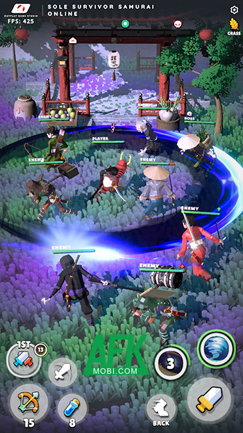 Điều khiển võ sĩ samurai chiến đấu trong game hành động Sole Survivor Samurai Online 0