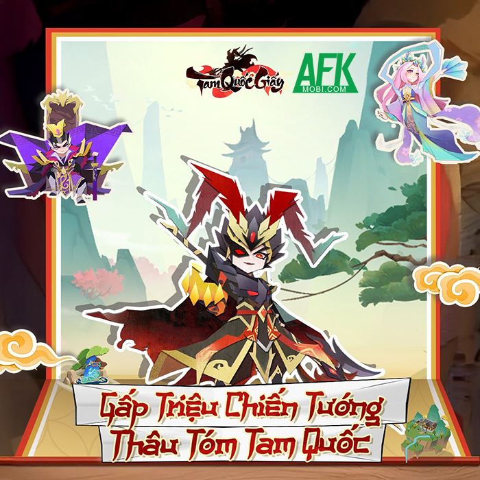 Tam Quốc Giấy game đấu tướng mới sắp được ra mắt trên cổng Chơi Ngay VNG 0
