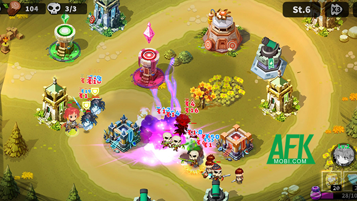 Tower Defense Z: Epic TD thử thách bạn trong việc bảo vệ vương quốc trước bọn khô lâu 1