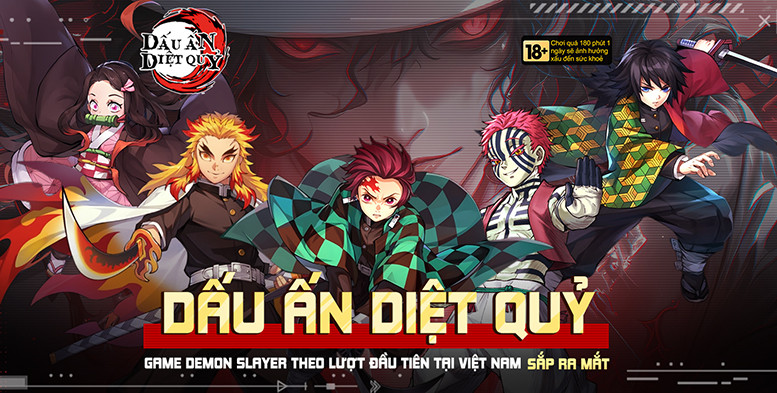 Dấu Ấn Diệt Quỷ game đấu tướng lấy chủ đề Demon Slayer sắp ra mắt tại Việt Nam