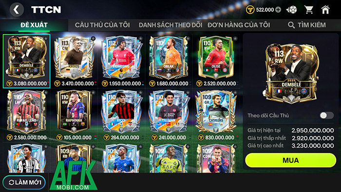 Tổng hợp các cách mà game thủ có thể cày Coin trong EA Sports FC Mobile Vietnam 5 Tổng hợp các cách mà game thủ có thể cày Coin trong EA Sports FC Mobile Vietnam 5