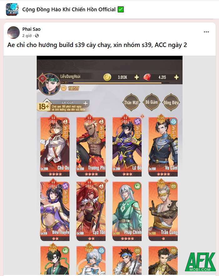 Hào Khí Chiến Hồn nhận được nhiều phản hồi tích cực từ cộng đồng game thủ nhờ tính mới lạ 4 Hào Khí Chiến Hồn nhận được nhiều phản hồi tích cực từ cộng đồng game thủ nhờ tính mới lạ 4