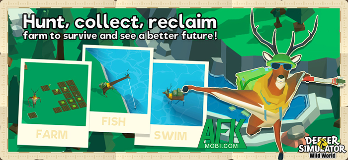 Bắt đầu việc sinh tồn khi vào vai một chú hươu với game DEEEER Simulator: Wild World 1 Bắt đầu việc sinh tồn khi vào vai một chú hươu với game DEEEER Simulator: Wild World 1