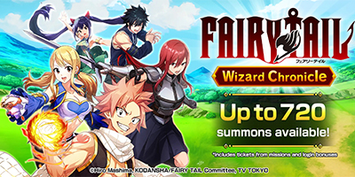 FAIRY TAIL Wizard Chronicle mời bạn xây dựng tổ đội với các nhân vật quen thuộc trong Fairy Tail