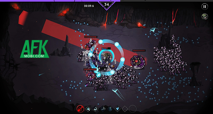 Điều khiển một pháp sư chiến đấu sinh tồn trong các ngục tối với game Last Mage Mobile 3