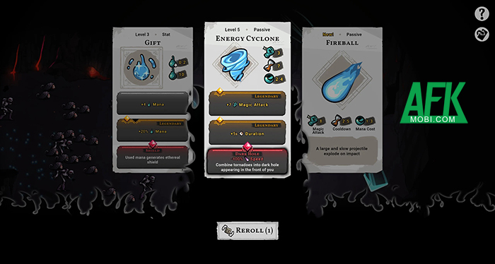 Điều khiển một pháp sư chiến đấu sinh tồn trong các ngục tối với game Last Mage Mobile 4