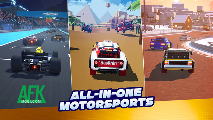 Motorland Racing game đua xe sở hữu phong cách đồ họa voxel 3D độc đáo 1