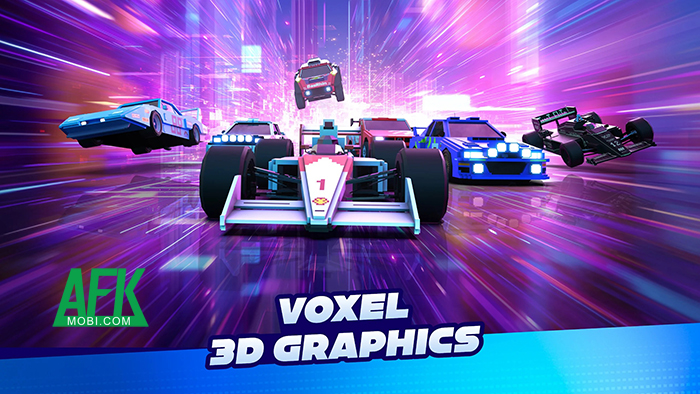 Motorland Racing game đua xe sở hữu phong cách đồ họa voxel 3D độc đáo 2