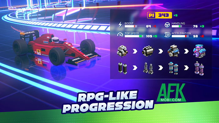 Motorland Racing game đua xe sở hữu phong cách đồ họa voxel 3D độc đáo 4