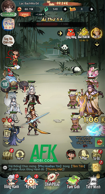 Na Tra Phong Thần Ký game rảnh tay chủ đề Phong Thần Bảng kết hợp Na Tra ra mắt trên Zalo 2