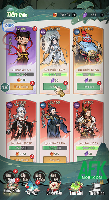 Na Tra Phong Thần Ký game rảnh tay chủ đề Phong Thần Bảng kết hợp Na Tra ra mắt trên Zalo 3