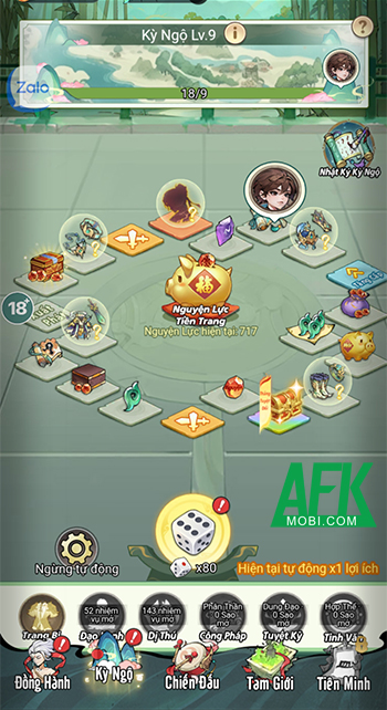 Na Tra Phong Thần Ký game rảnh tay chủ đề Phong Thần Bảng kết hợp Na Tra ra mắt trên Zalo 4