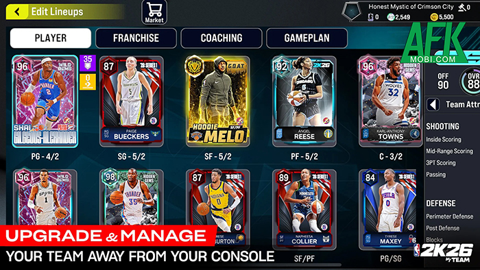 NBA 2K26 MyTEAM Mobile mời bạn xây dựng đội bóng rổ trong mơ của riêng mình 3 NBA 2K26 MyTEAM Mobile mời bạn xây dựng đội bóng rổ trong mơ của riêng mình 3