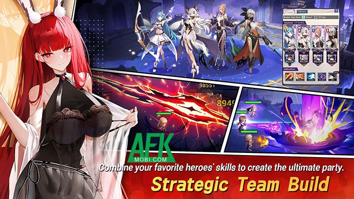 Triệu hồi những nữ anh hùng chibi cùng chiến đấu trong game Neverfall: Dungeon Trials 1