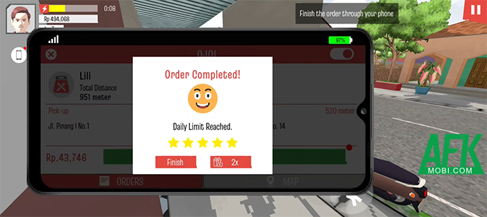 Thử cảm giác trở thành một tài xế công nghệ với game mô phỏng Ojol Life Simulator: Delivery 3