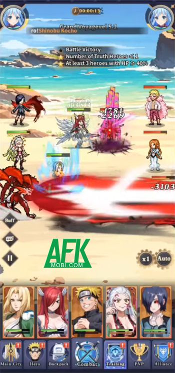 Pixel Đại Chiến game đấu tướng rảnh tay lấy chủ đề đa vũ trụ anime cập bến Việt Nam 1