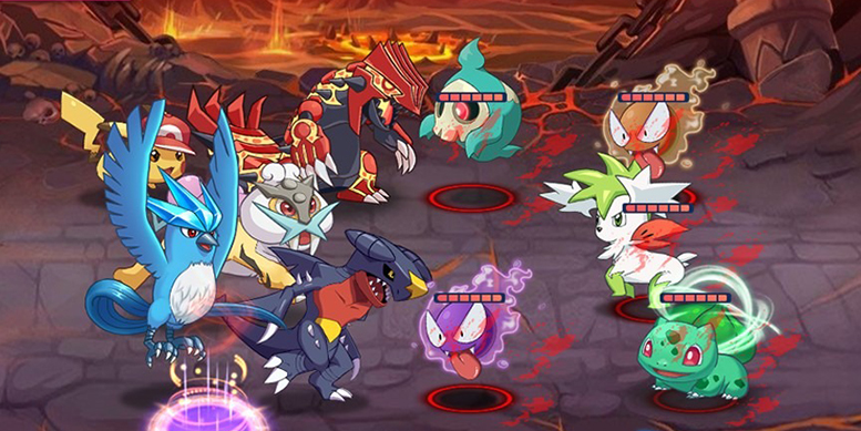 Poke Loạn Chiến game chiến thuật đấu thú chủ đề Pokémon cập bến Việt Nam